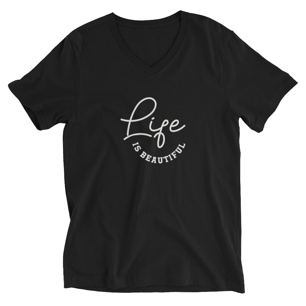 LIB Women Short Sleeve V-Neck T-Shirt